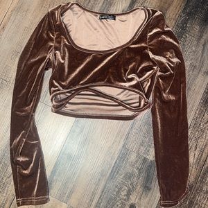 SHEIN Mocha croptop